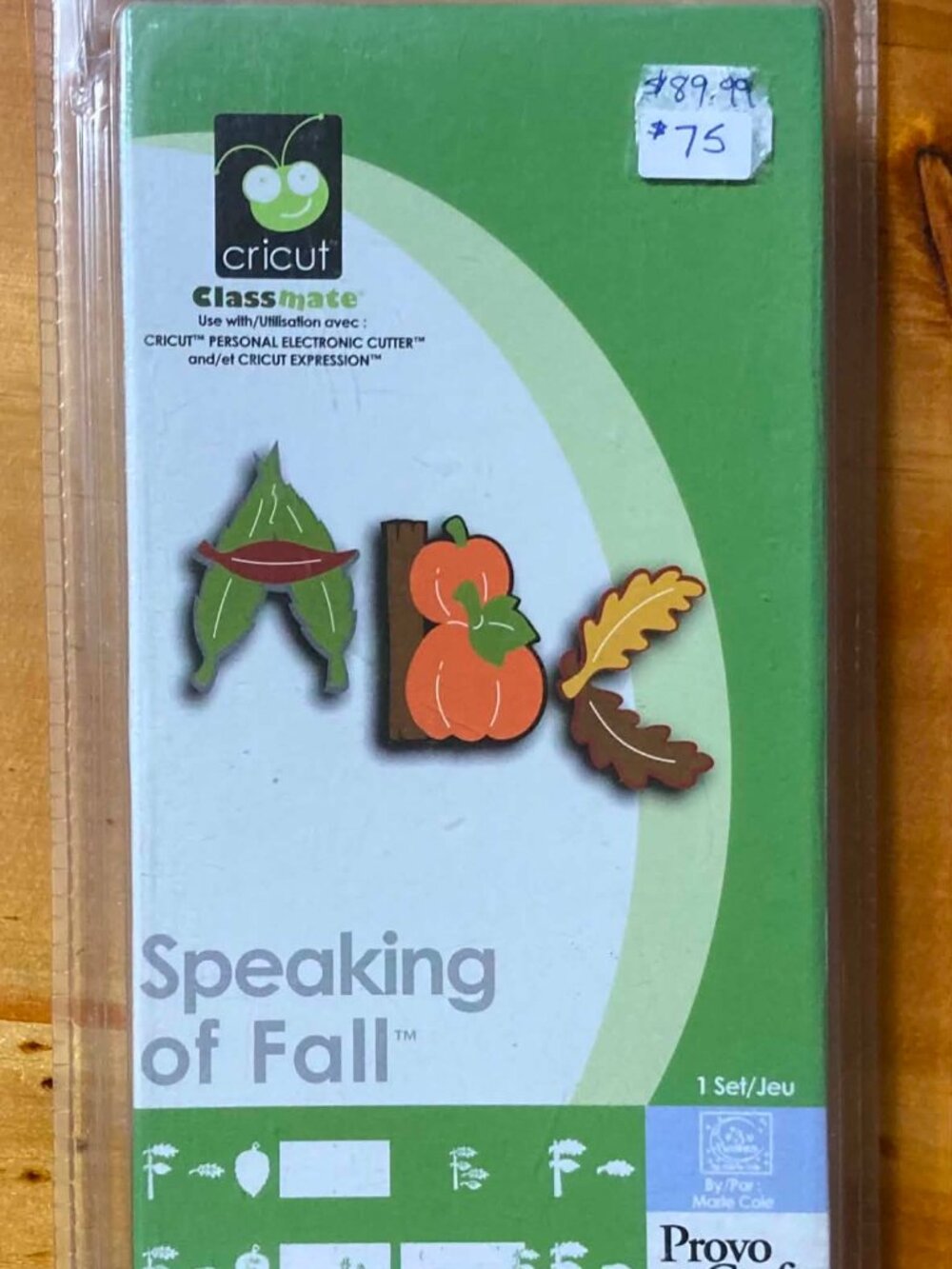 Cricut Cartridge Speaking of Fall